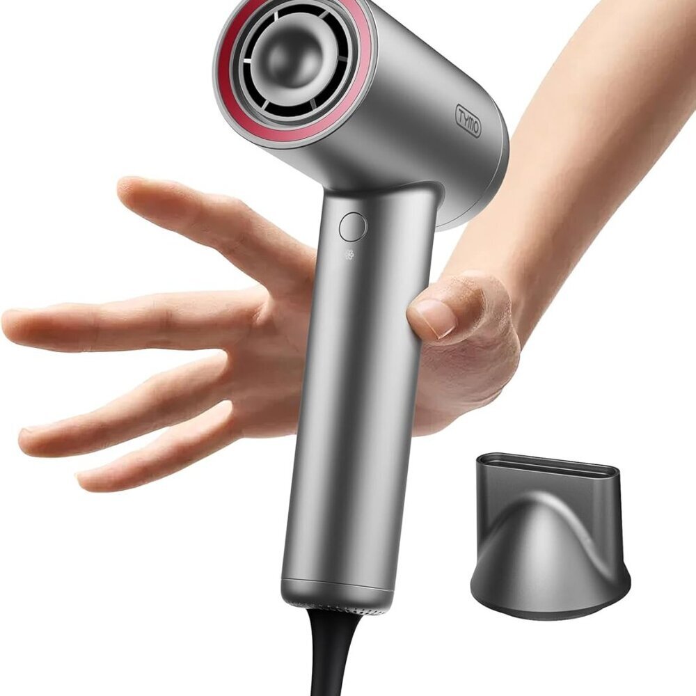 Ionic Hair Dryer Ceramic 1500W Lightweight Travel Fast Drying Noise Reducing - Picture 1 of 8
